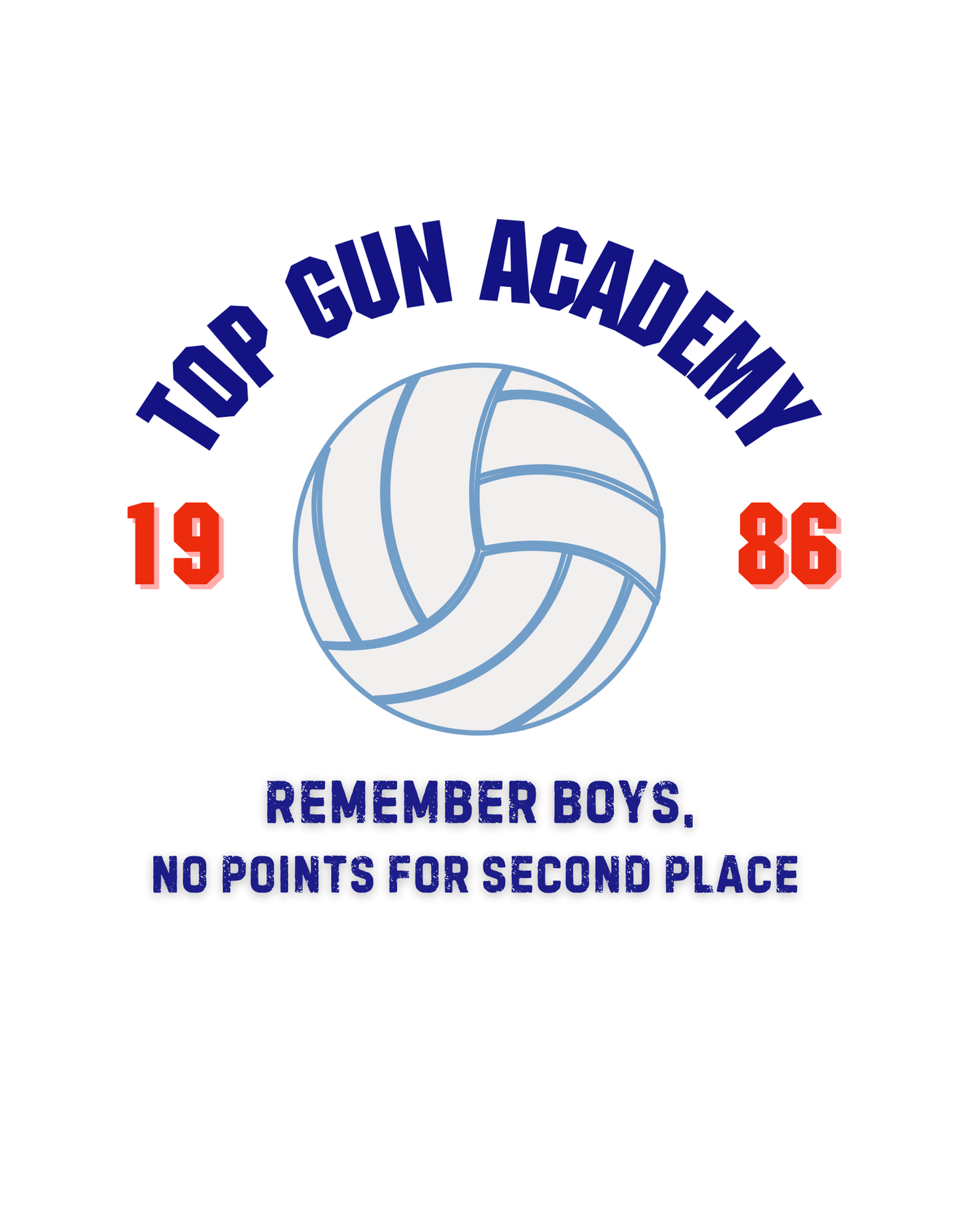 Top Gun Volleyball short sleeve t-shirt