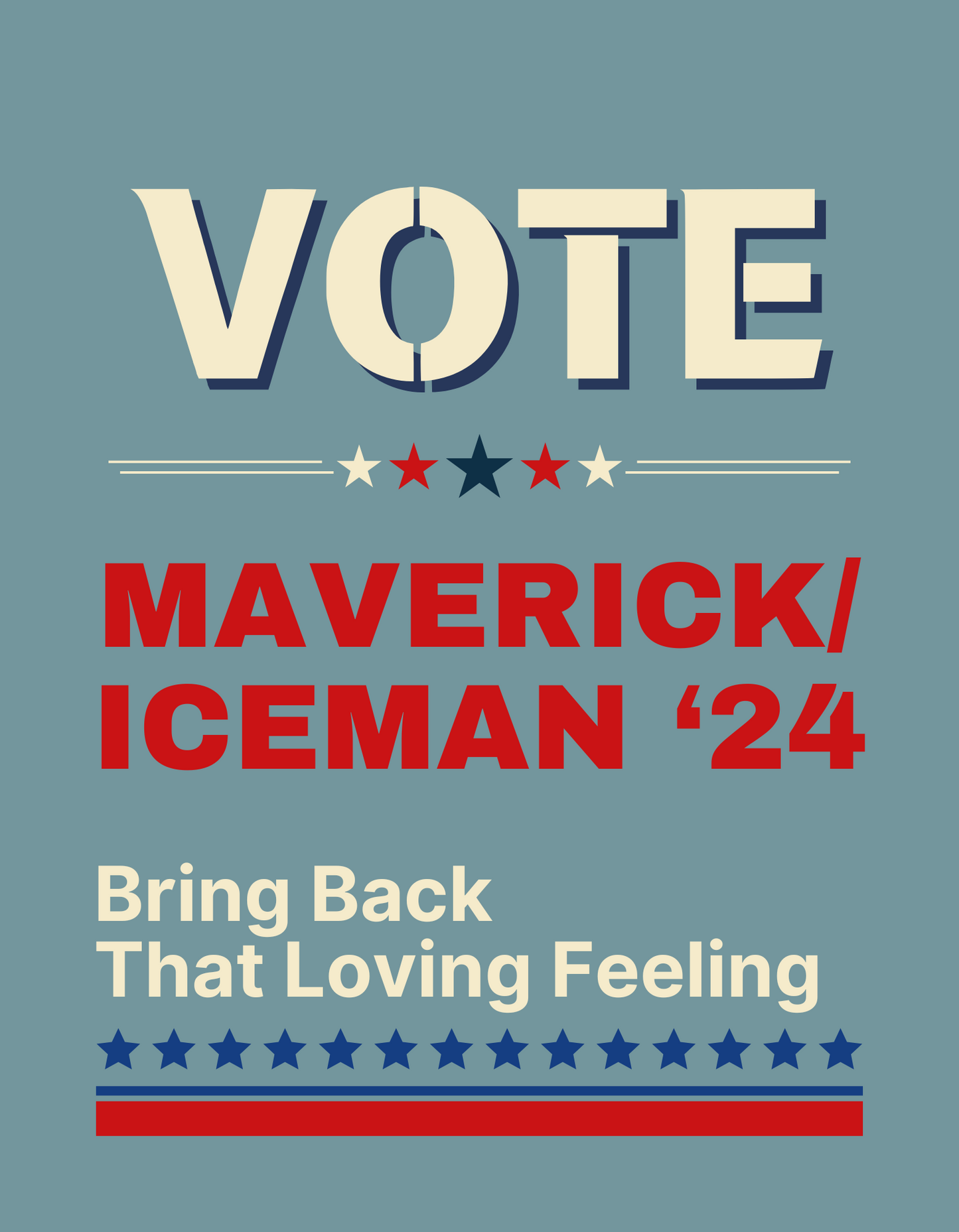 Vote Maverick/ Iceman '24 shirt